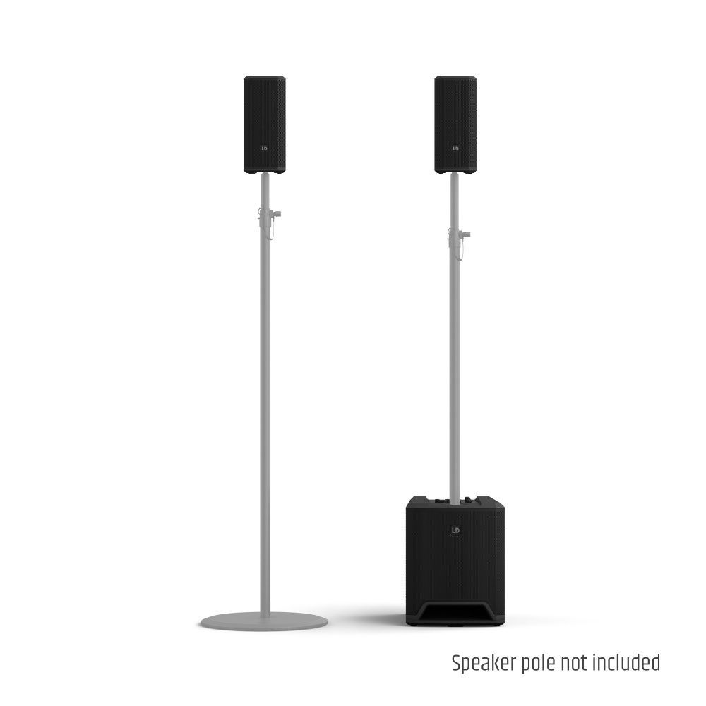 LD Systems DAVE 10 G4X Kompaktes 2.1 PA-System aktiv mit Bluetooth_00052149_