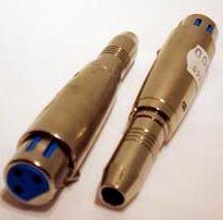 Festadapter XLRfemale 6,3mm Stereoklinkenbuchse