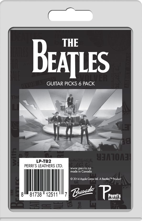 Perri's Pick LP TB-2 Beatles Plektrenset mit lizensiertem Aufdruck