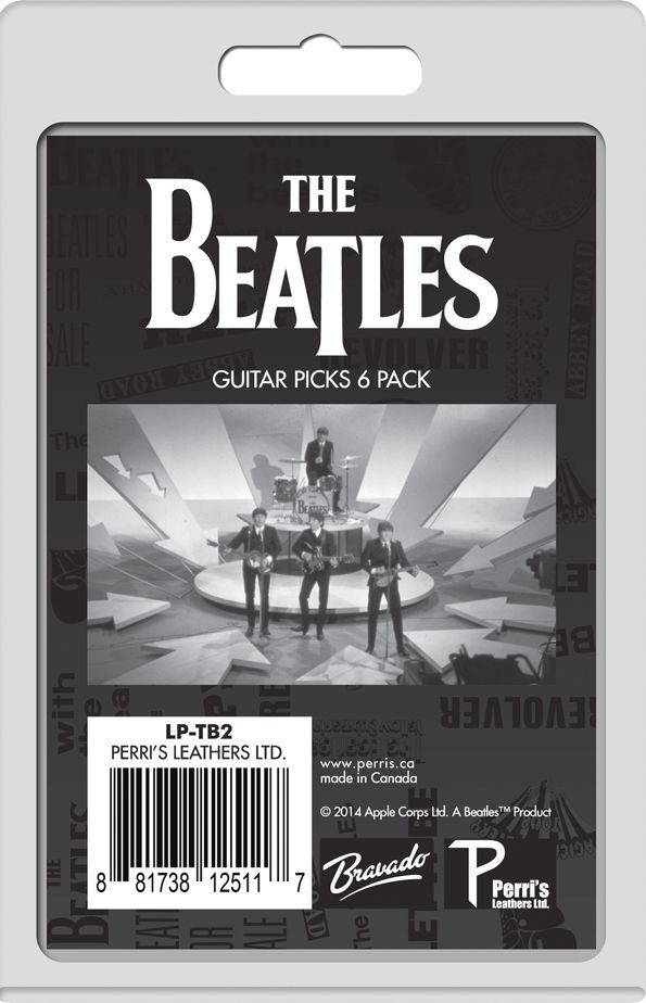 Perri's Pick LP TB-2 Beatles Plektrenset mit lizensiertem Aufdruck