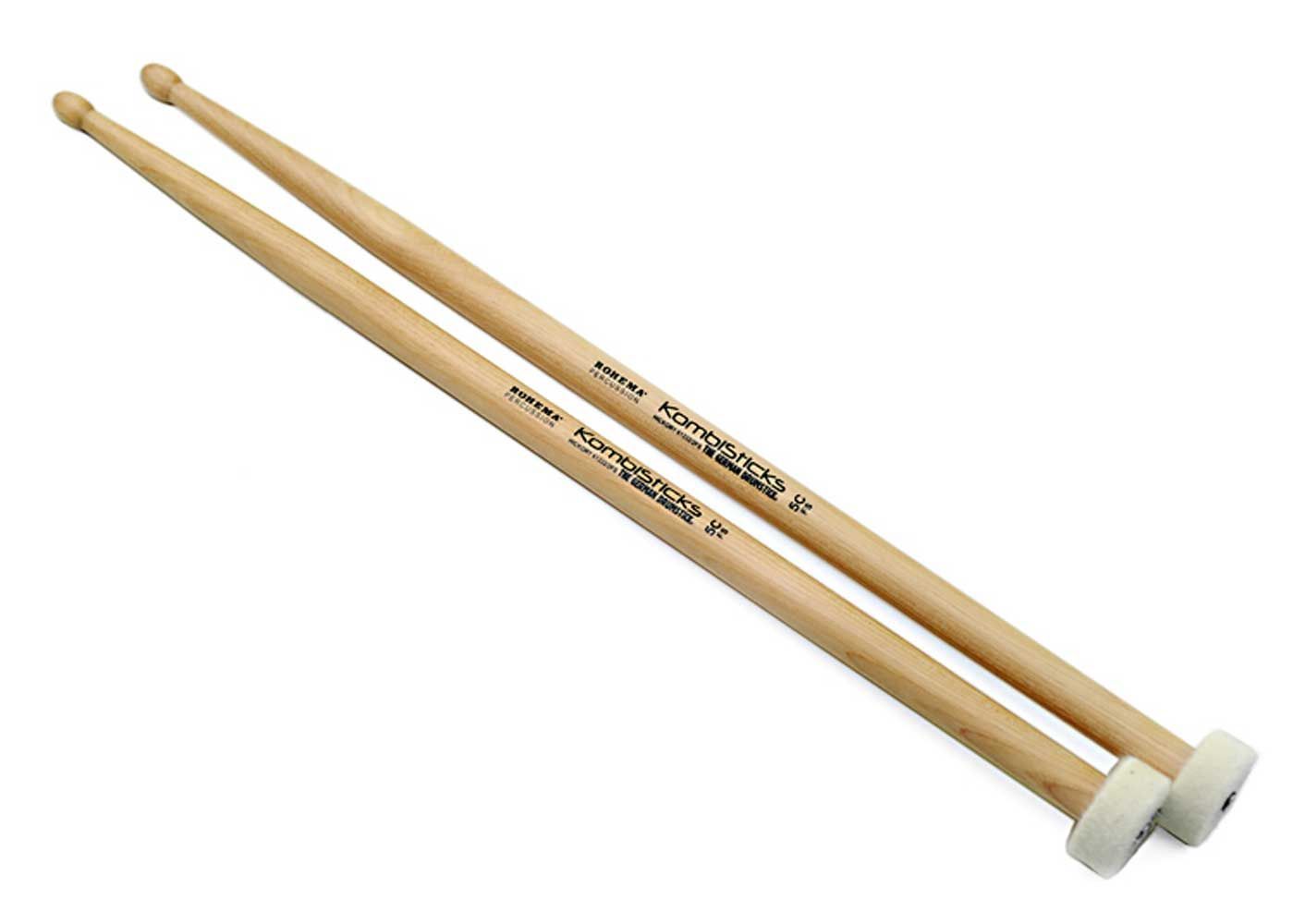 Rohema 5C FS Kombisticks mit Holzkopf und Filzscheibe