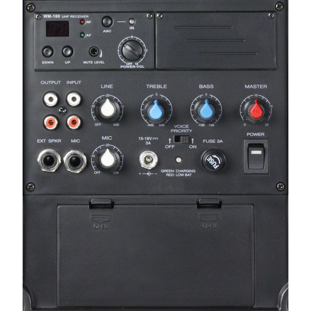 LD Systems Roadboy 65 Akkubetriebene Lautsprecherbox mit Funk-Handmikrofon