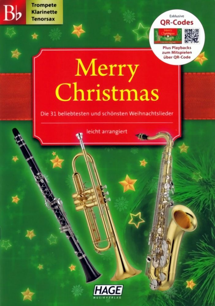 Noten Merry Christmas 31 alte neue Weihnachtslieder Hage eh 2081  - Onlineshop Musikhaus Markstein