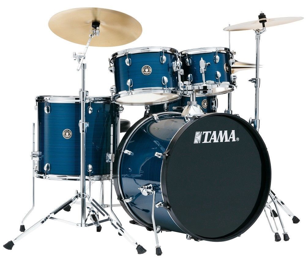 TAMA Rhythm Mate RM50YH6-HLB hairline blue + Meinl BCS Cymbalset und Hardware