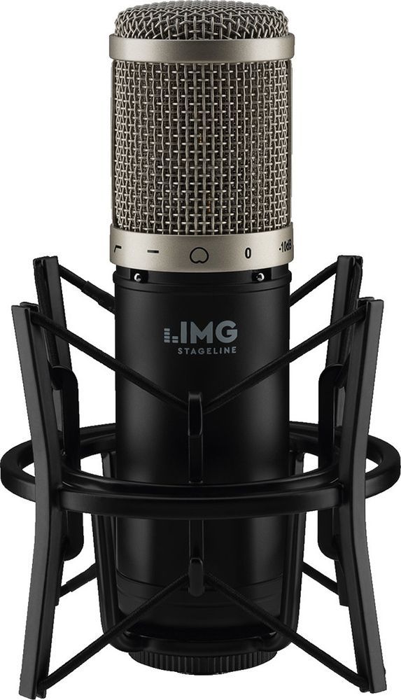 IMG Stage Line ECMS-90 Großmembran-Kondensator-Mikrofon mit Spinne