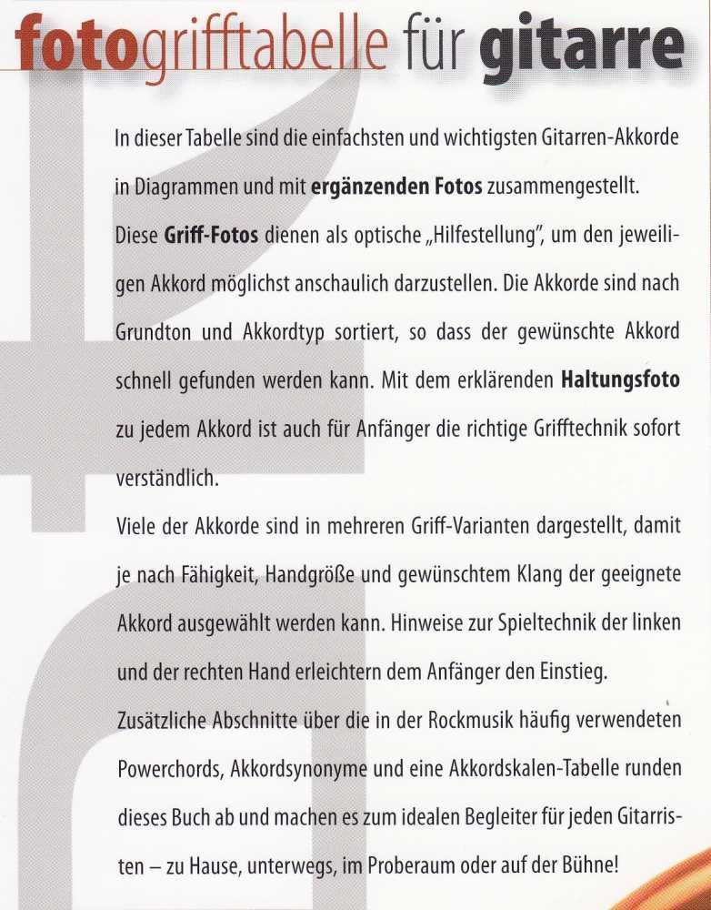 Noten Fotogrifftabelle für Gitarre A5 Voggenreiter 683 Darstellung mittels Fotos_00010328_
