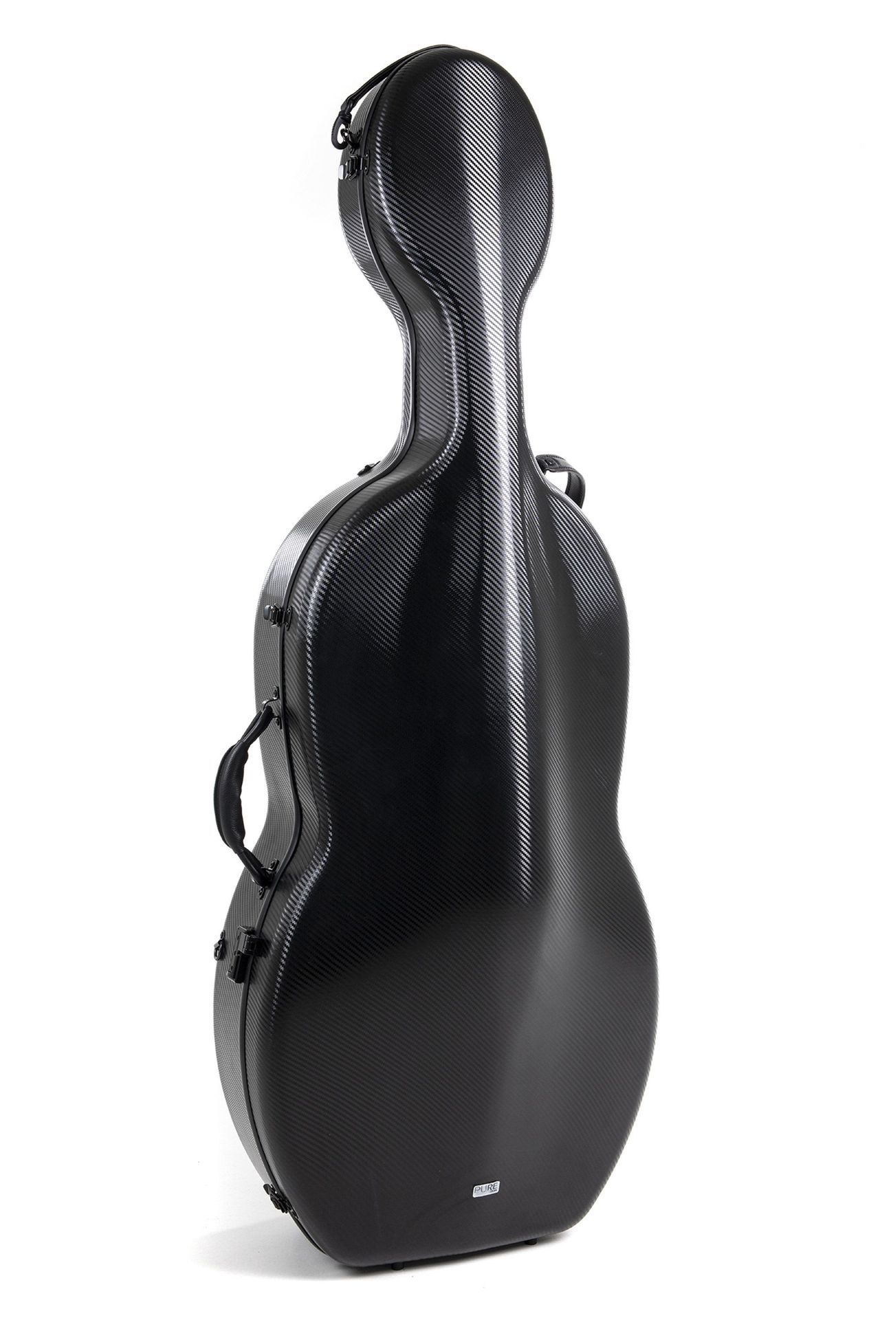 Cello-Etui schwarz 4/4 Polycarbont  4,6 kg  - abnehmb Rucksackriemen Cello Case _00053312_