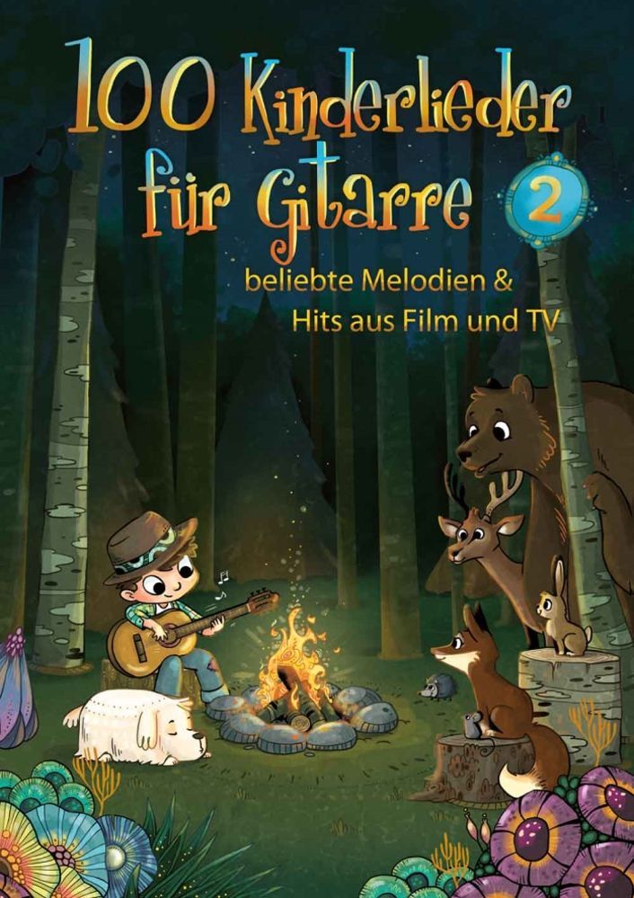 Noten 100 Kinderlieder für Gitarre 2 Bosworth BOE7963 leicht spielbar_00042346_