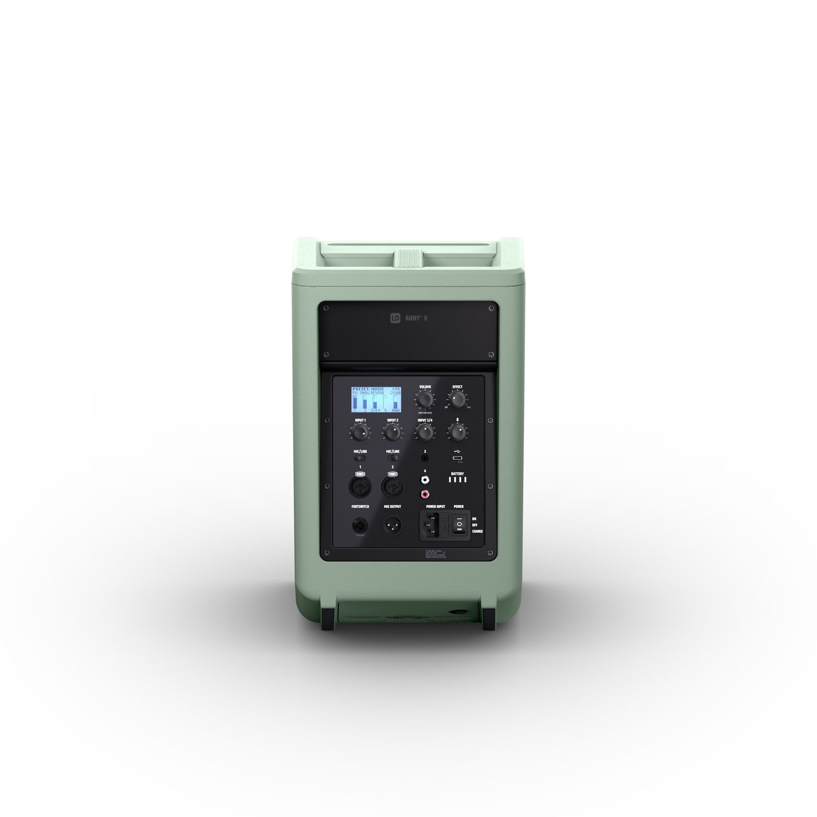 LD Systems ANNY 8 Green Akkubetriebene Bluetooth-Lautsprecherbox 