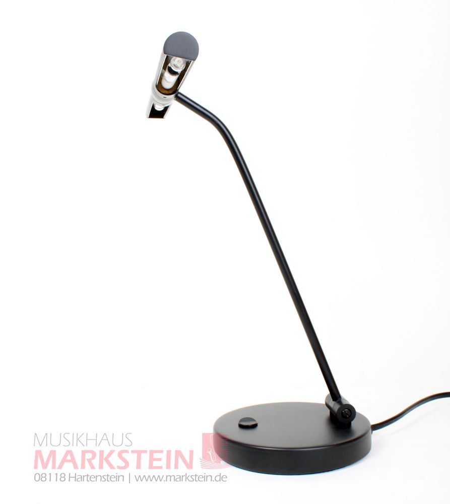 Leuchten 003 Jahn Pianoleuchte L4407 Halogen schwarz matt Klavierleuchte incl.Leuchtmittel
