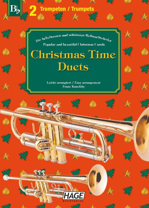 Noten Christmas Time Duets HAGE 1092 für 2 Trompeten Duette Christmas  - Onlineshop Musikhaus Markstein