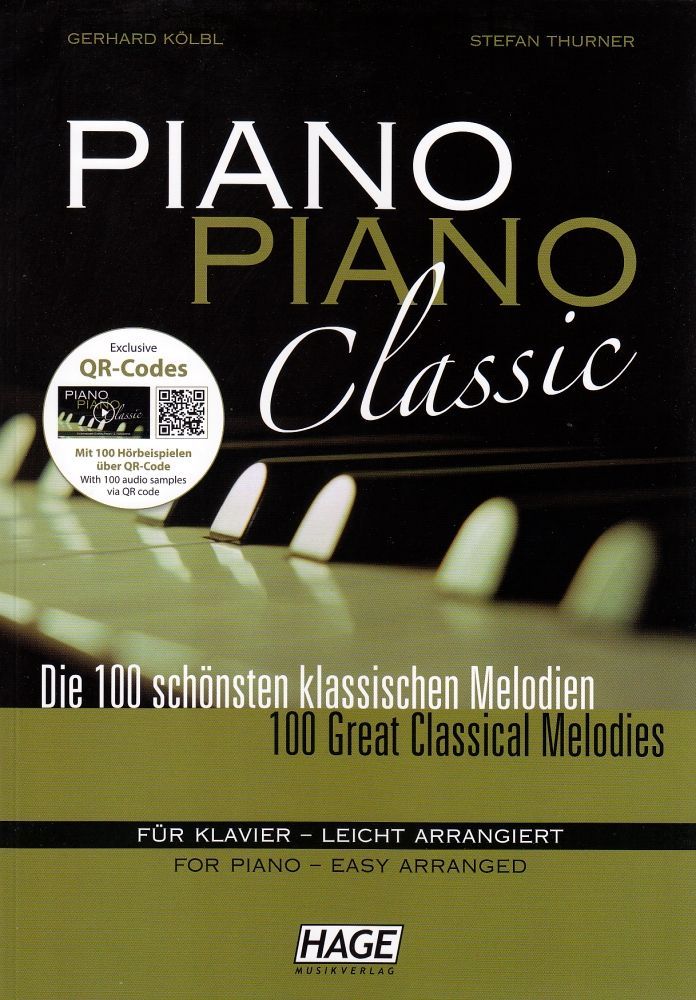 Noten PIANO PIANO Classic 100 klassische Melodien Ed Hage 3777 Klassik Klavier_00052759_