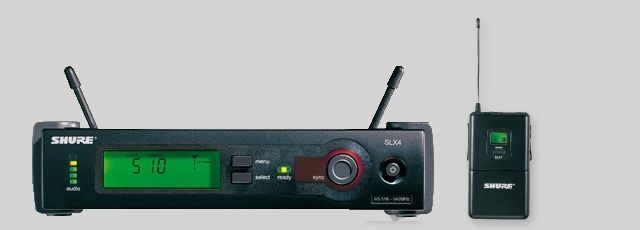 Shure SLX14LE/LC-L4E 638-662 MHz  Funksystem Restbestand!