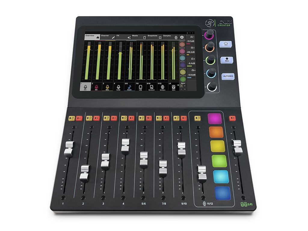 Mackie DLZ Creator Digitalmixer  für Podcasting und Streaming mit Bluetooth