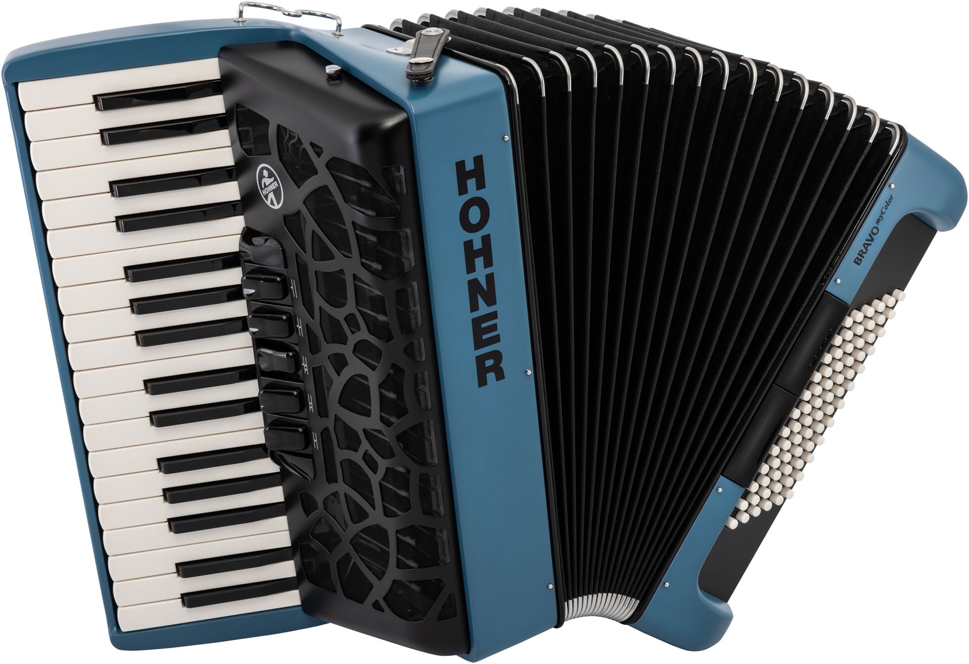 Hohner Bravo III 72 MY COLOR Water HOA166143 Akkordeon 72 Bässe_00054982_