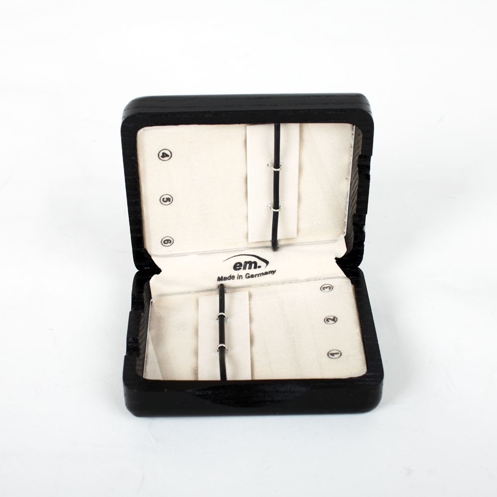 Blätteretui Klarinette / Sopran-Saxophon Blattetui für 6 Blätter - Schwarz - 