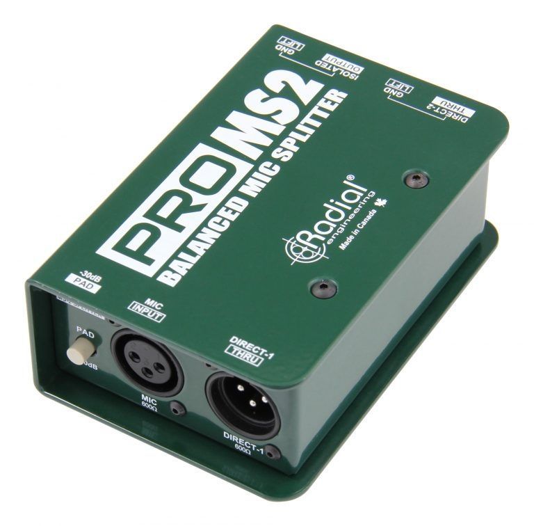 Radial Engineering ProMS2 Passiver Mikrofonsplitter  1 auf 3_00041756_
