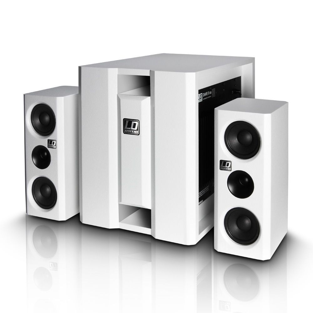 4049521114175 - LD Systems DAVE 8 XS W Kompaktes PA-System aktiv weiß