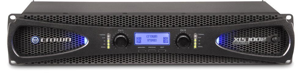 Crown XLS 1002 Endstufe Digitaler PA-Verstärker mit 2x 350 Watt an 4 Ohm