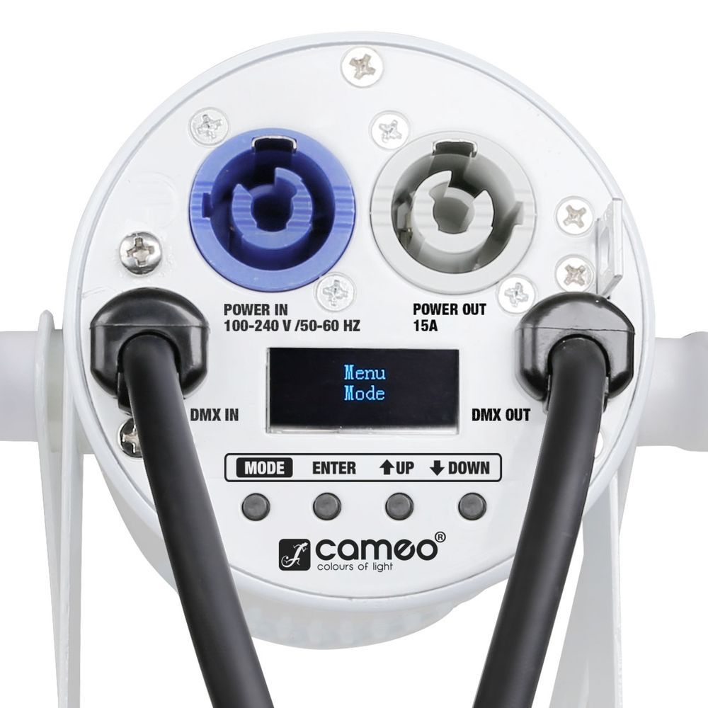 Cameo Q-Spot 15 RGBW WH Pinspot, LED Punktscheinwerfer mit 15W RGBW-LED, weiß