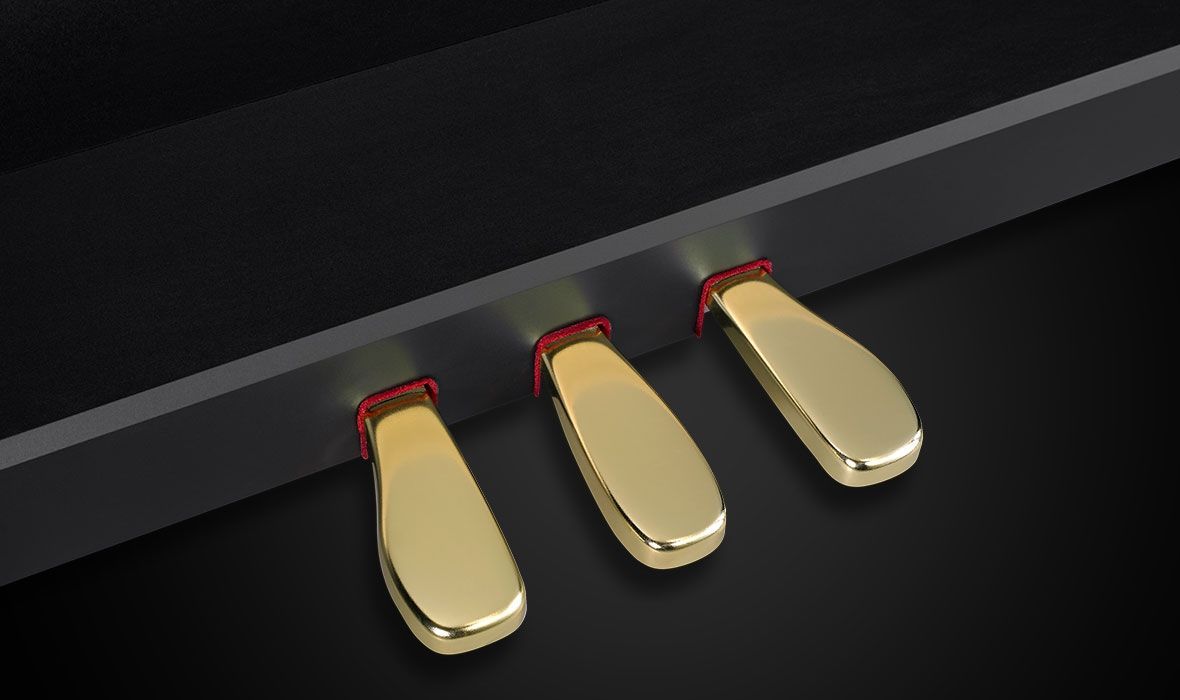 Casio GP-310 BK Bechstein Digitalpiano, Hybrid-Hammermechanik und Holztastatur