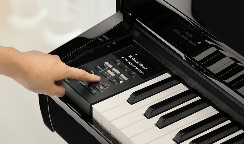 KAWAI DG-30PE Digital-Flügel schwarz poliert mit Responsive Hammer III Tastatur