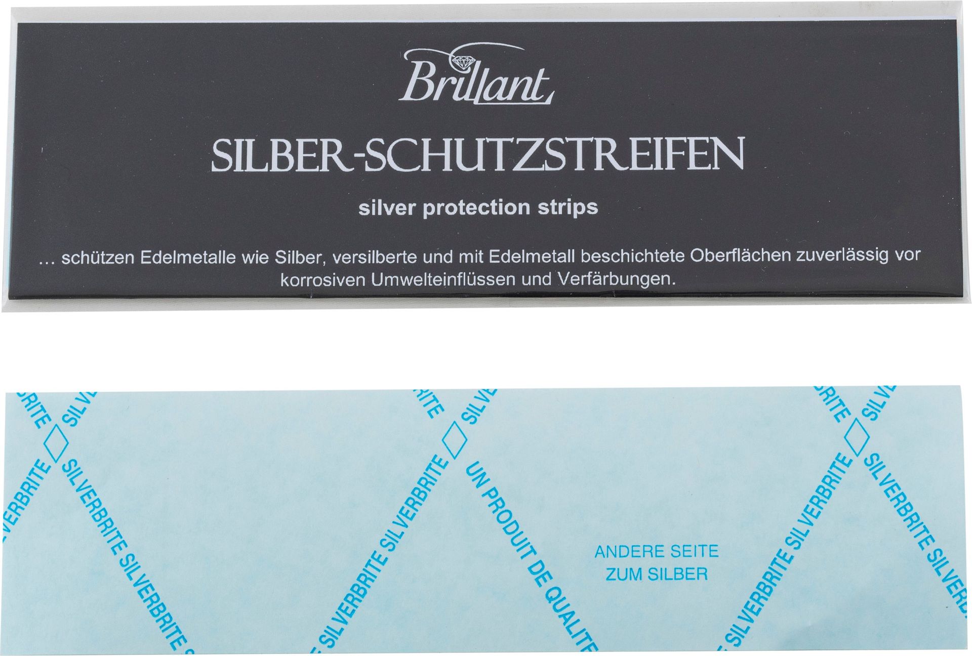 Brillant Silber-Anlaufschutz für Querflöten, Trompeten u.a. (Pack mit 8 Stck)