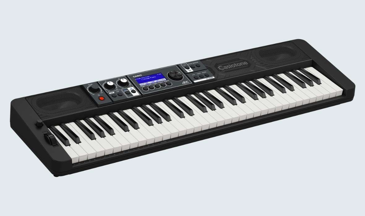 Casio CT-S500 Keyboard  incl.Netzadapter, USB, Audio-in, incl.WUBT10