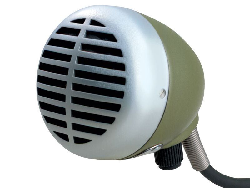 Shure 520 DX Mikrofon für Mundharmonika, dynamisch, Kugelrichtcharakteristik