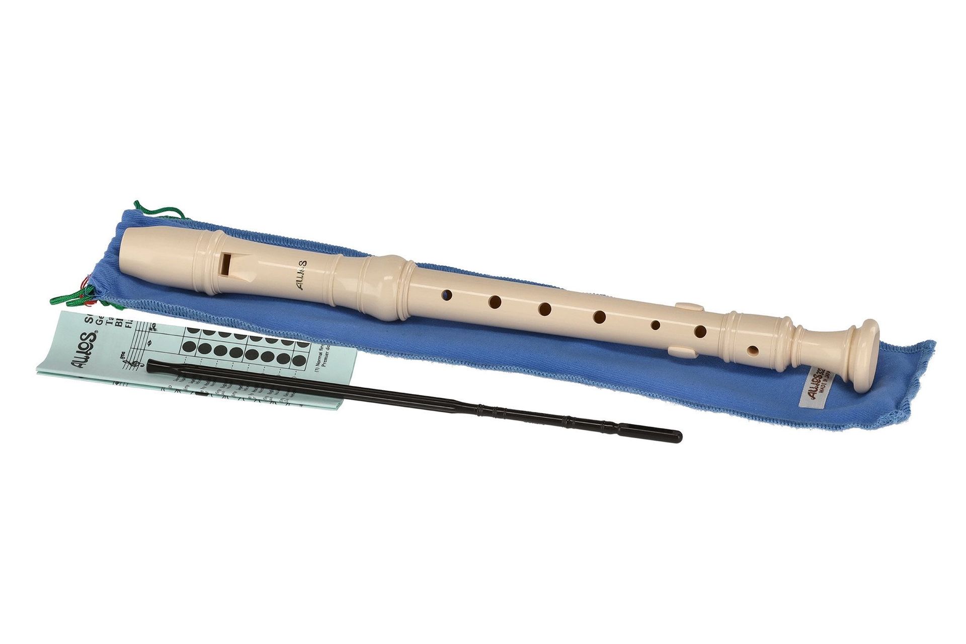 Aulos 302BS ELITE Japan made Sopran Blockflöte deutsche Griffweise Einloch