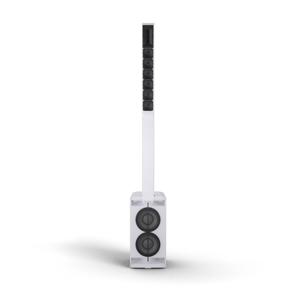 LD Systems Maui 11 G3 MIX W Cardioid Säulen PA System mit Digitalmixer, Weiß
