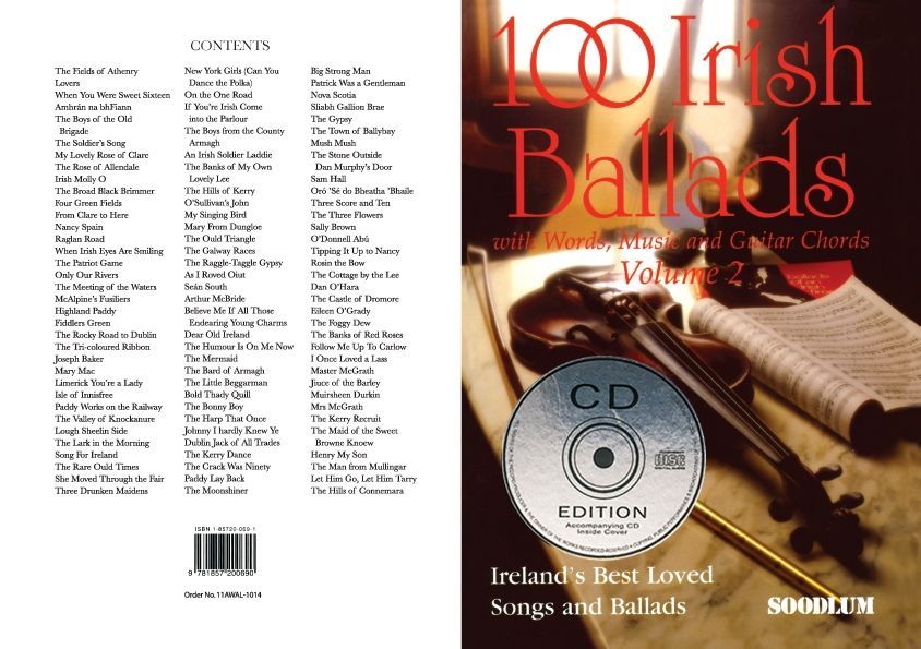Noten 100 irish ballads Vol.2 Soodlum MSWN 10740 Notensuche Markstein