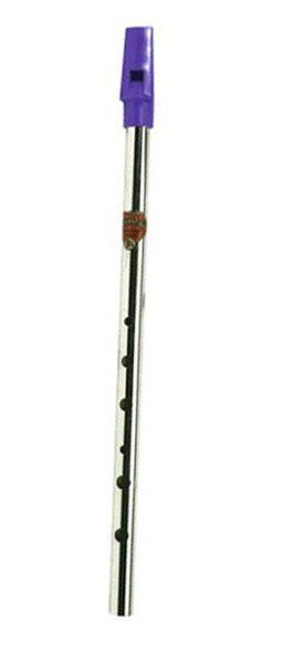 Flageolet Nickel G-Dur Irish Tin Whistle Metall