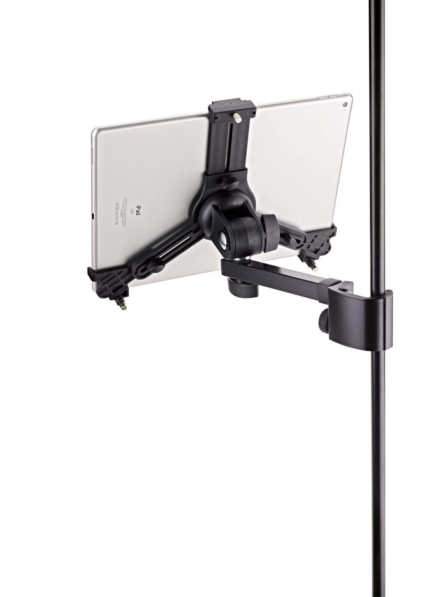 K&M 19791 Tablet PC Halter für iPad mit Stativklemme schwenk-und neigbar 