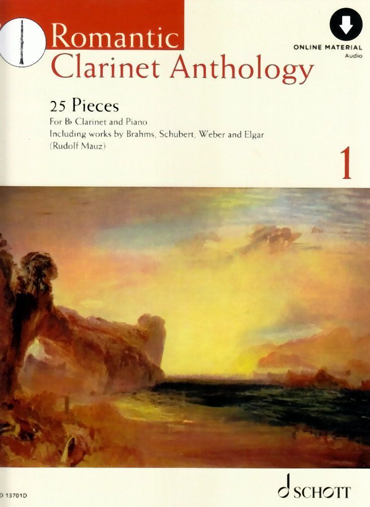 Noten Romantic Clarinet Anthology Schott ED 13701D Klarinette & Klavier_00054394_