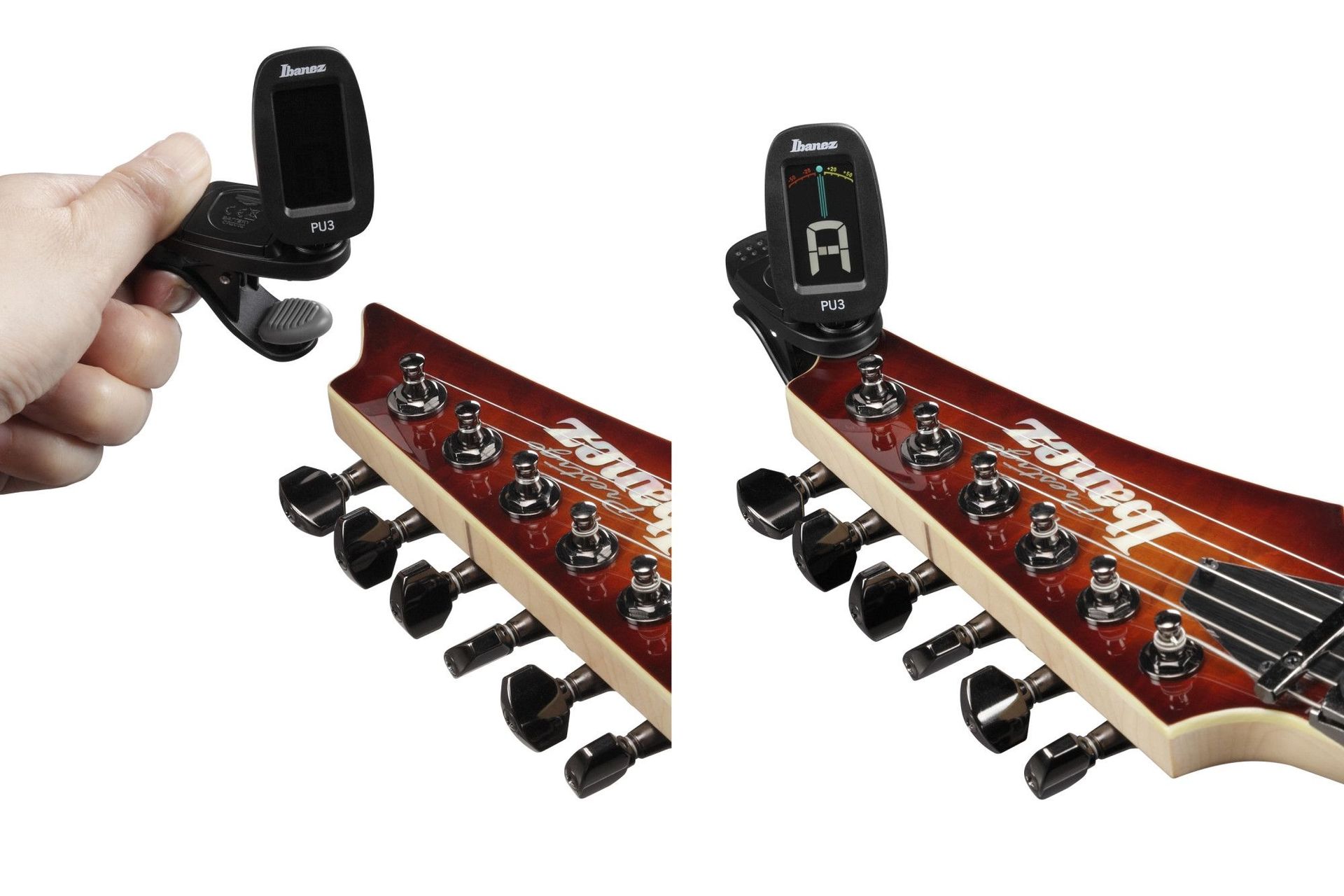 Ibanez PU3-BK Cliptuner