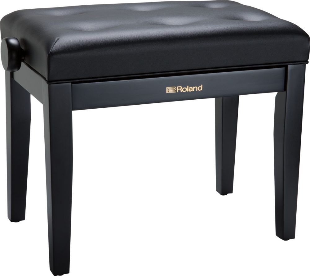 Roland Klavierbank schwarz matt, höhenverstellbar, Sitz Vinyl schwarz, _00042324_