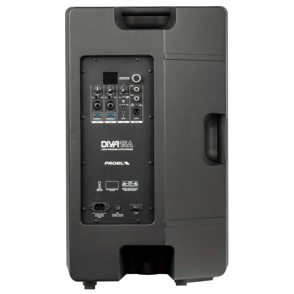 Proel DIVA 15A Aktive Fullrangelautsprecher Box 15/2 mit Bluetooth