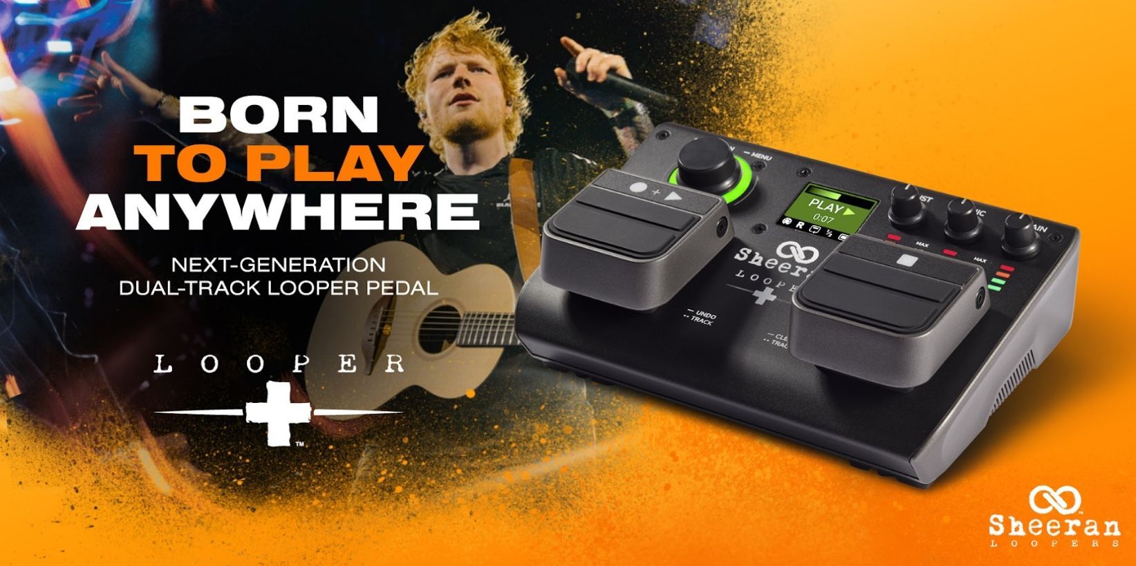 Sheeran Looper+ Dual Track Loop Station