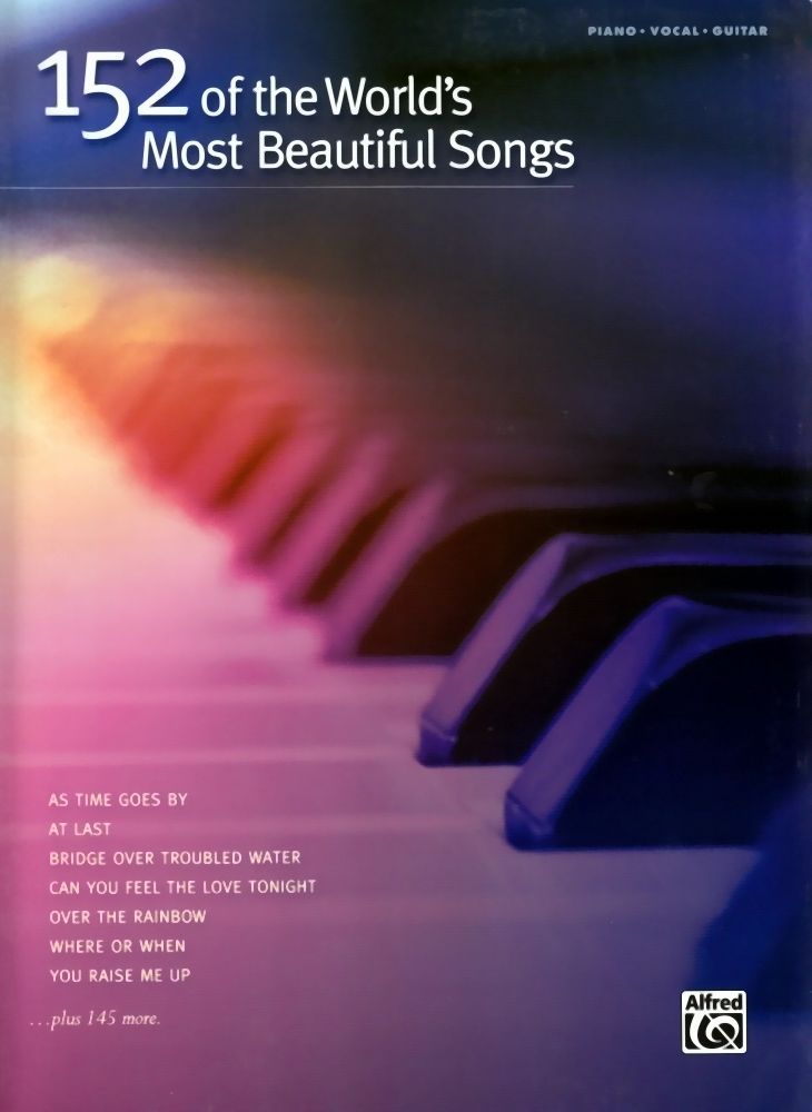 Noten 152 of the World's Most Beautiful Songs HL 322454 Klavier & Gesang