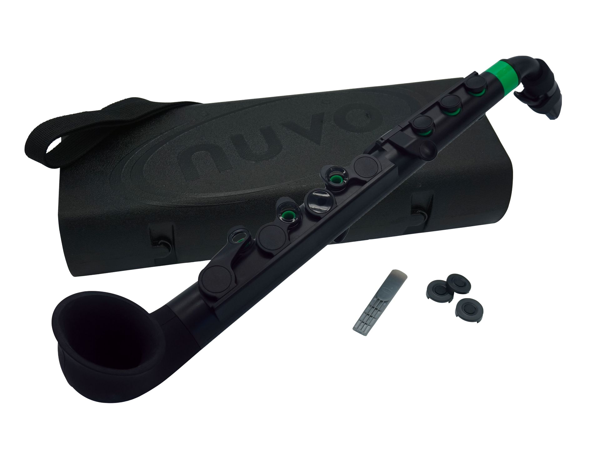 NUVO jSax 2.0 schwarz-grün Kinder-Saxophon, für Kinder ab 4 Jahre 