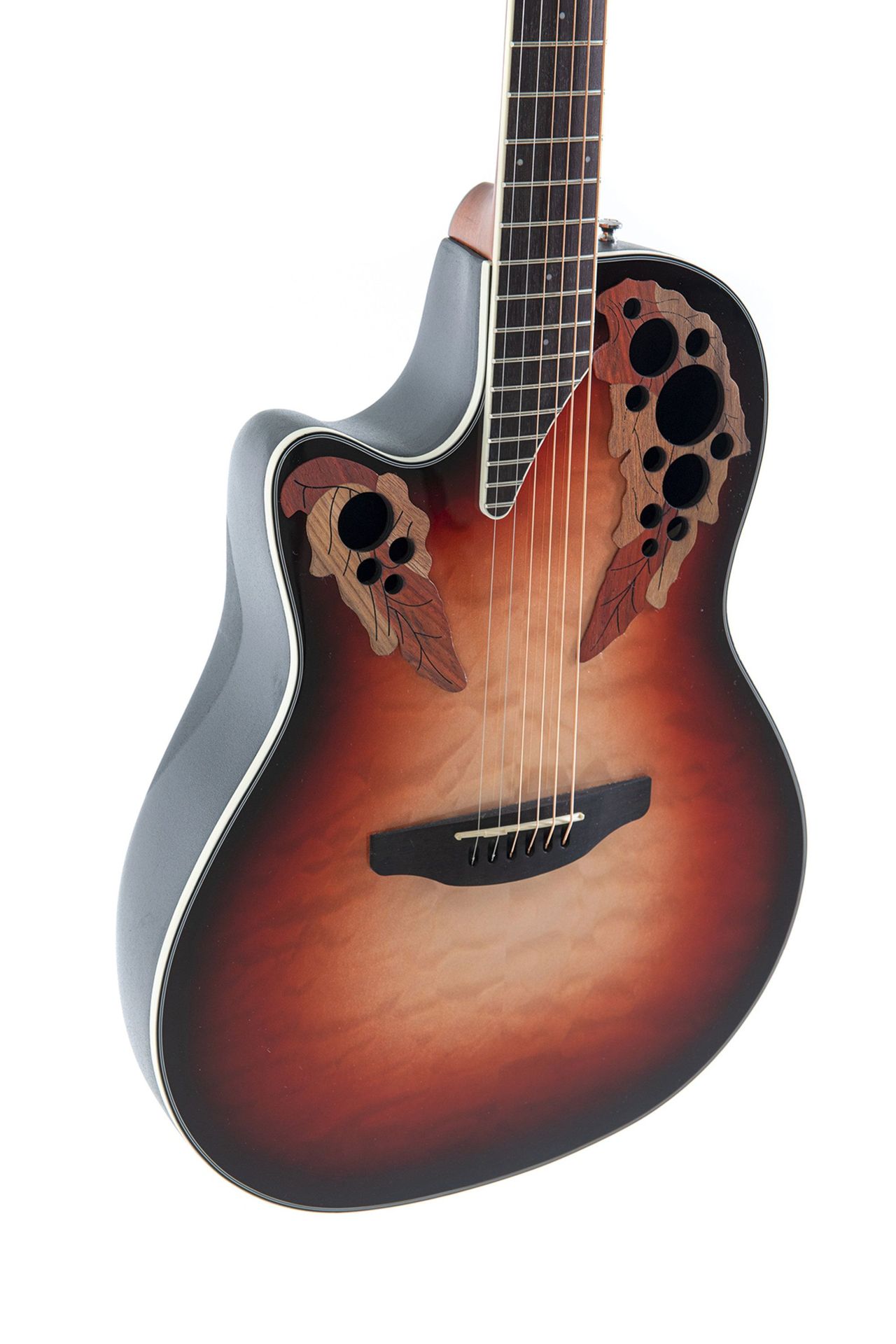 Ovation Celibrity Elite Plus CE44LX-1R-G Rubyburst Lefthand