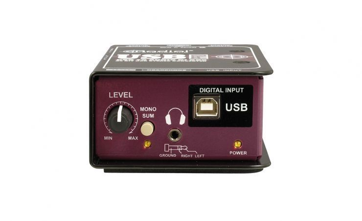 Radial Engineering USB Pro Stereo USB DI-BOX für Tonübertragungen mit PC/ Laptop_00035312_