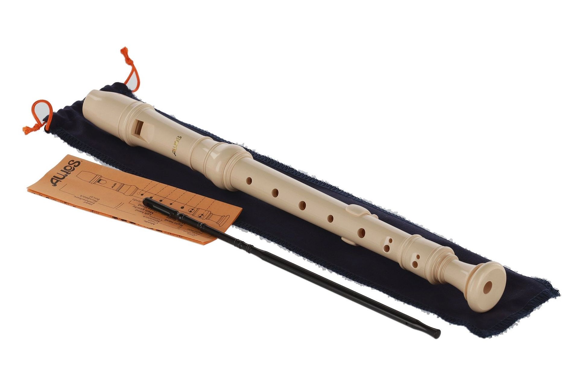 Aulos 303-ELITE Japan made Sopran Blockflöte barock Griffweise