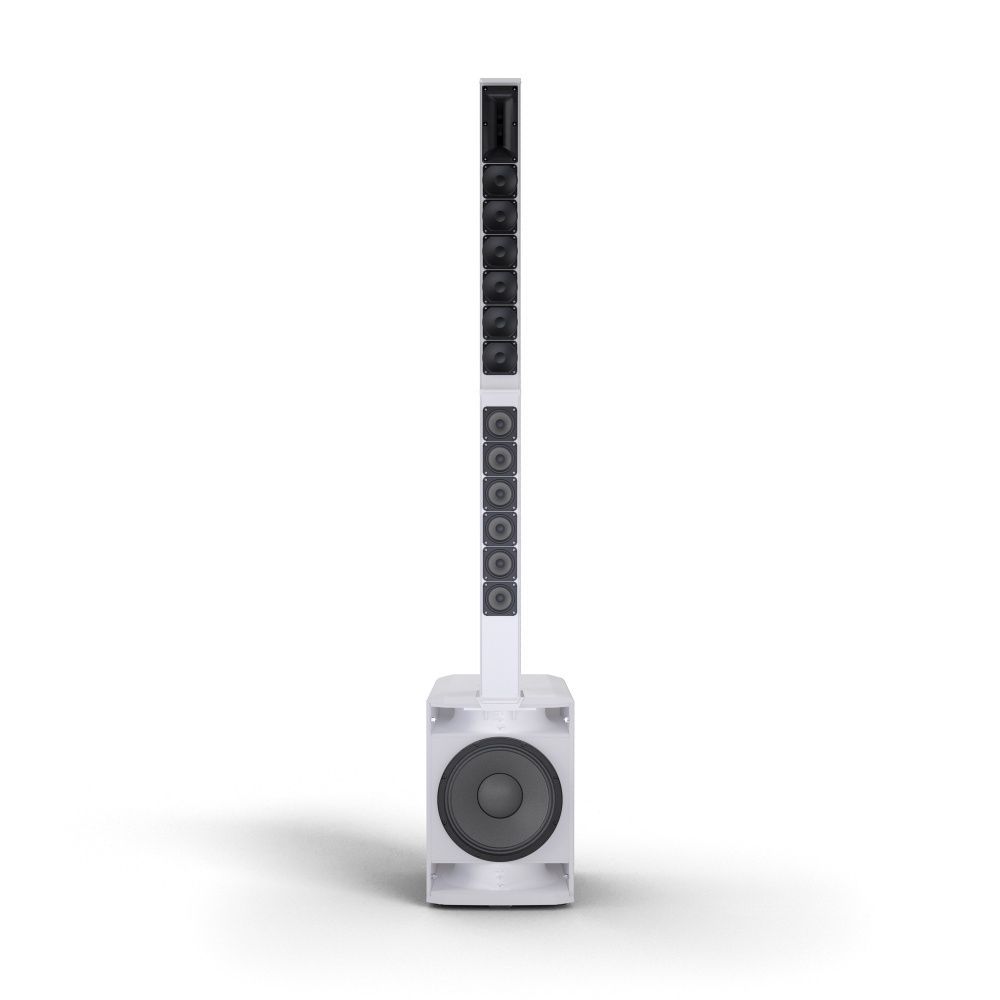 LD Systems Maui 28 G3 White Kompaktes Säulensystem mit Mixer und Bluetooth Weiß