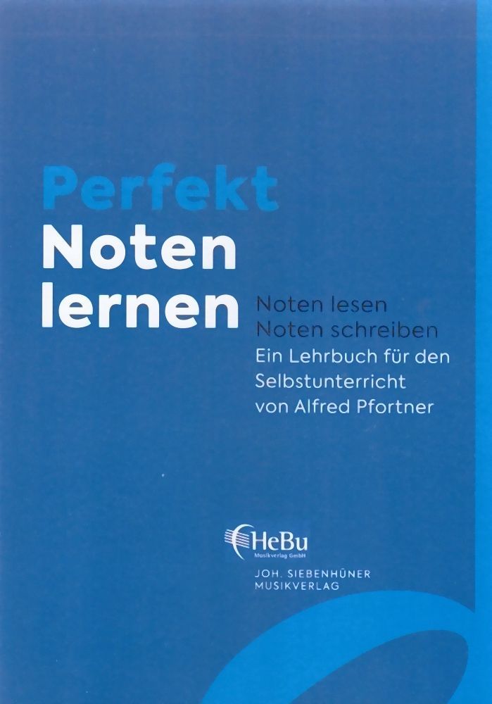 Buch PERFEKT NOTEN LERNEN Alfred Pfortner Siebenhüner 21025