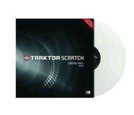 Traktor Scratch Control Vinyl white, Timecode-Vinyl