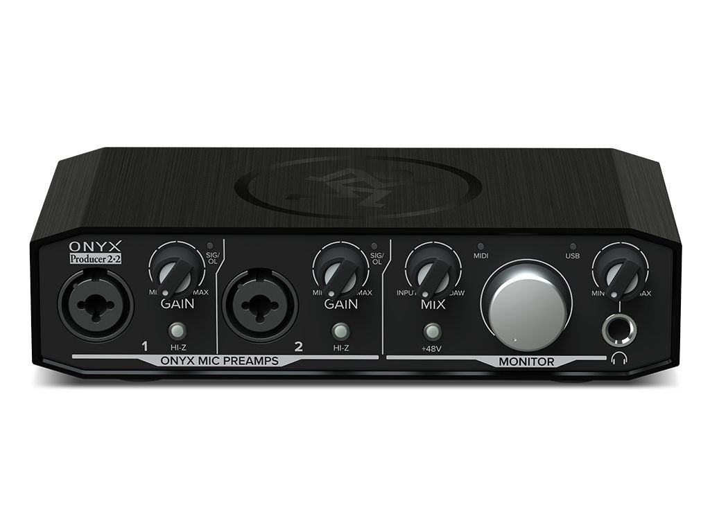 Mackie Onyx Producer 2x2 Audio Interface 2-Kanal mit 2 Mikrofon-/Line-Eingängen