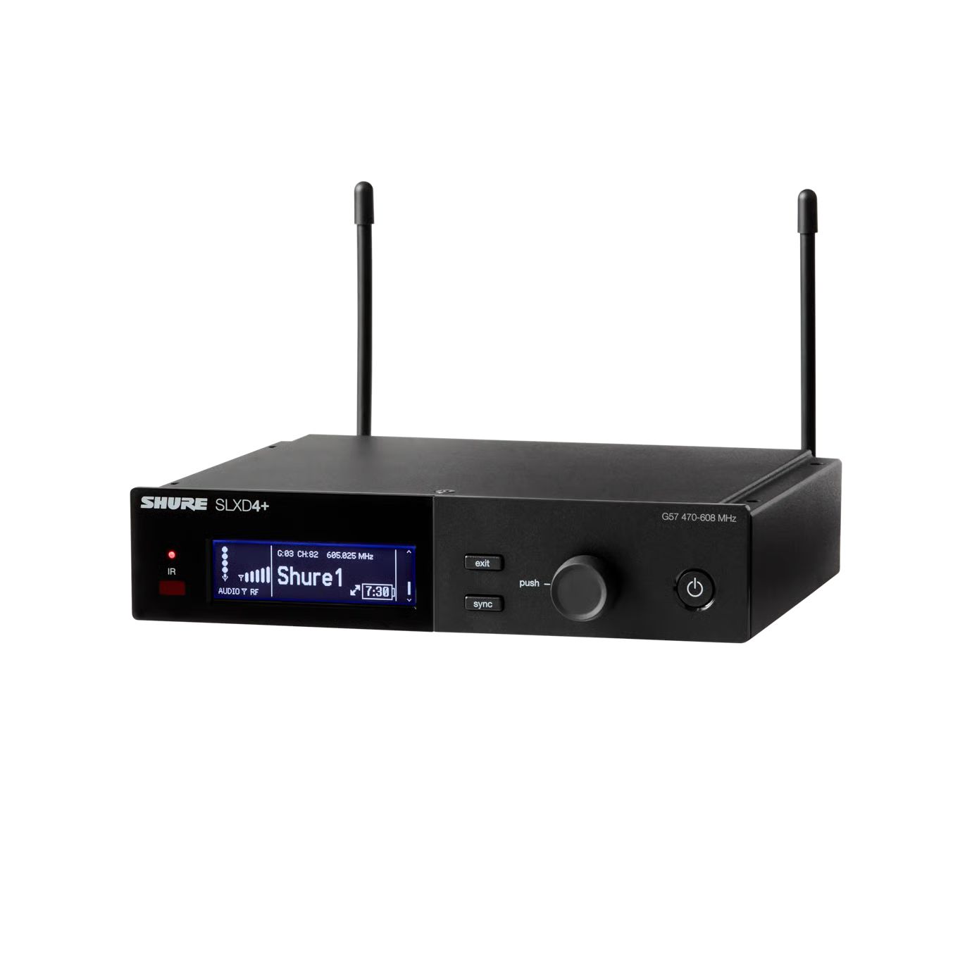 Shure SLXD4+E K55 Digitaler 1-Kanal UHF Wireless Funkempfänger