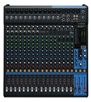Yamaha MG20 XU Mixer 19", SPX Effekt, USB, 16 Mikrofoneingänge, 4 Stereoeingänge